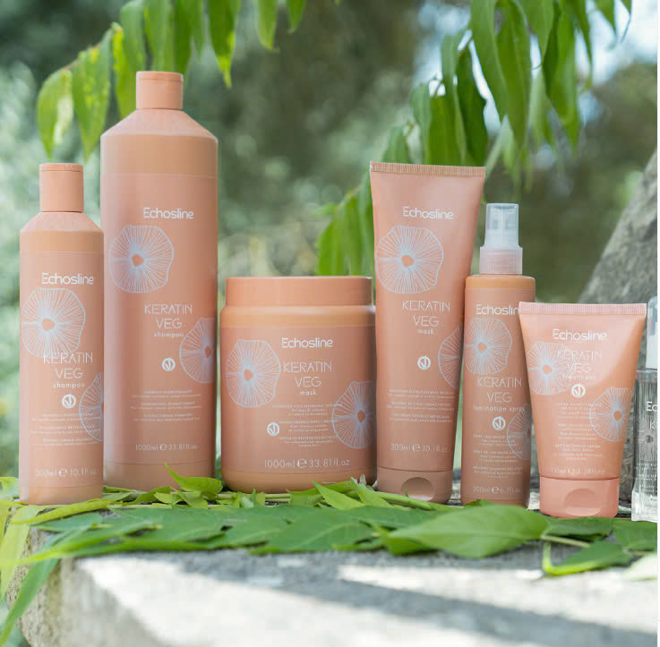 Bộ sản phẩm Echosline Keratin vegan- Bảo vệ mái tóc dưới ánh nắng mặt trời cho phái đẹp